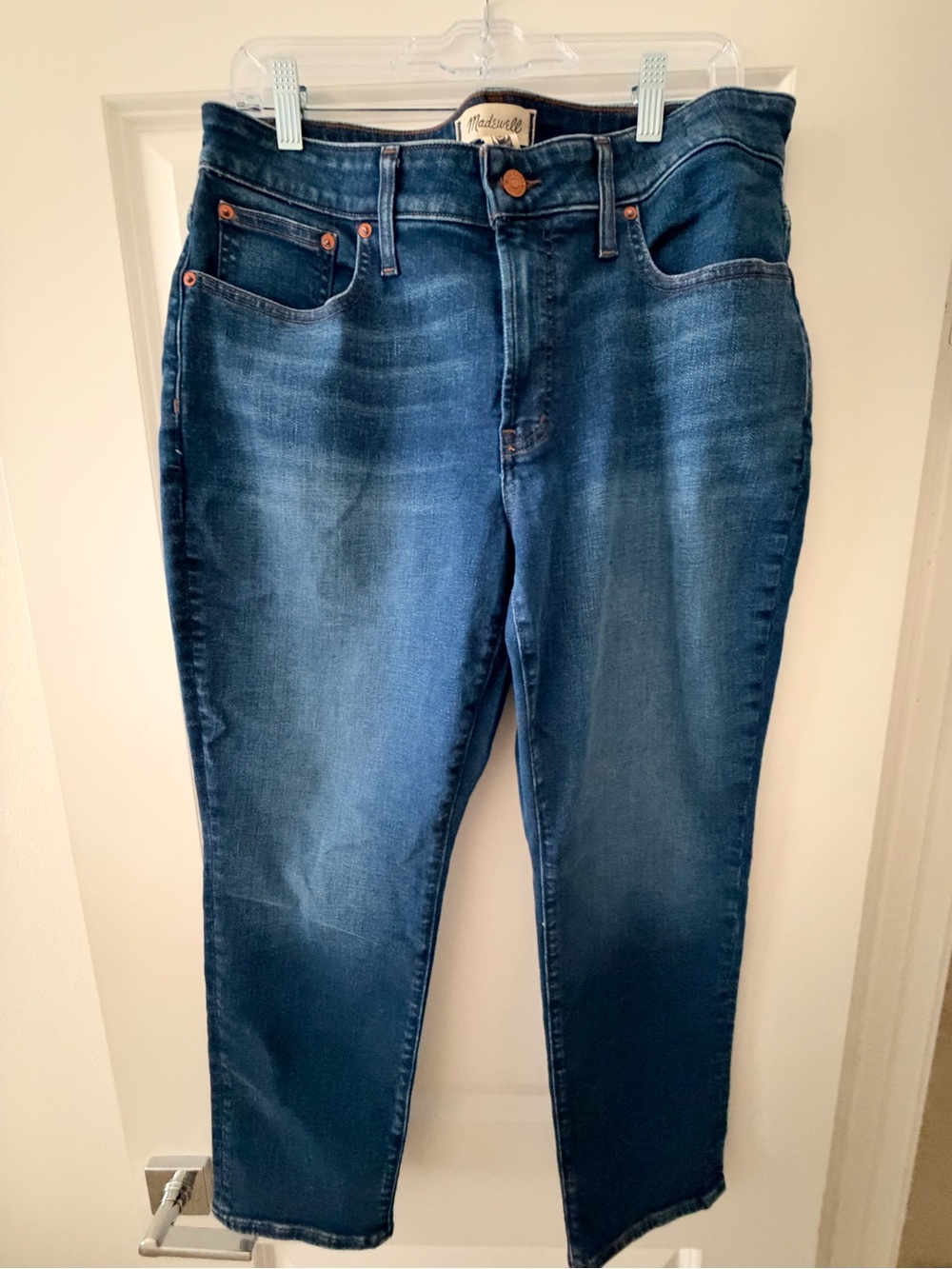 Madewell The Curvy Mid-Rise Perfect Vintage Jean Straight Leg Jeans Waist 31P